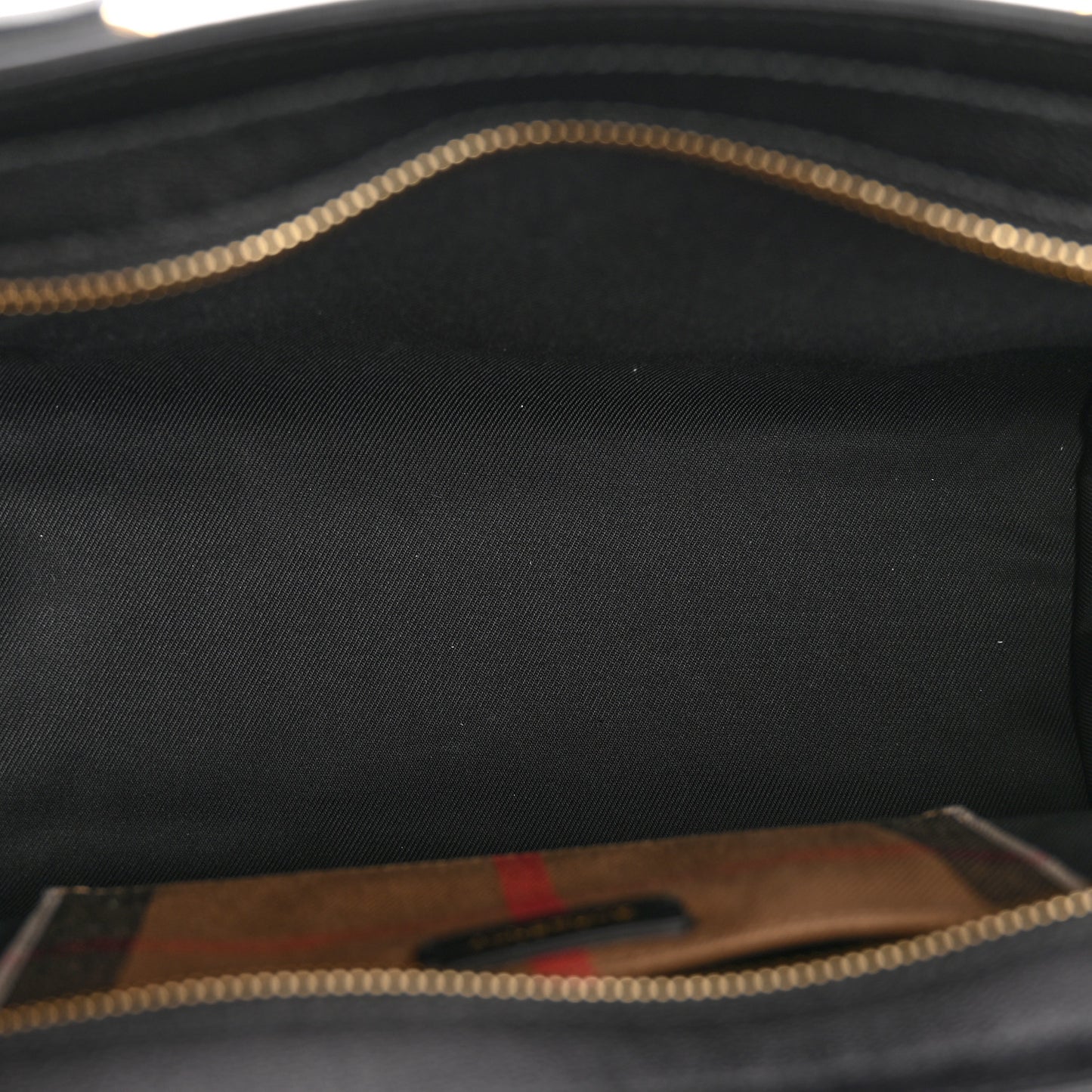 Calfskin Mega Check Small Banwell Tote Black