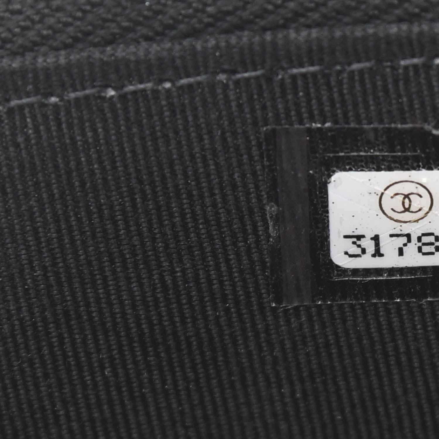 Chanel Lambskin Crochet Quilted Small Vanity Case With Chain Black 7 of 11