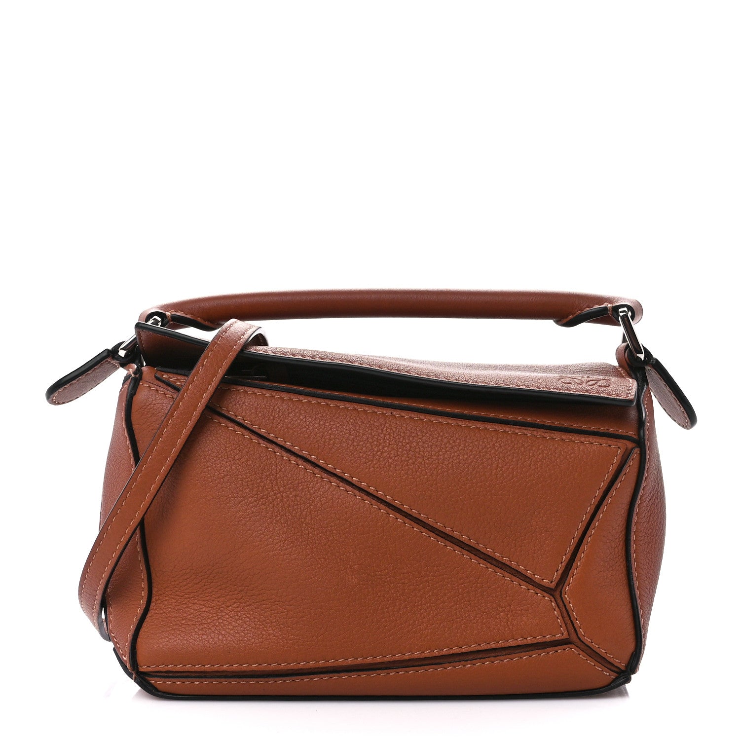 Loewe Calfskin Mini Puzzle Bag Tan 1 of 11