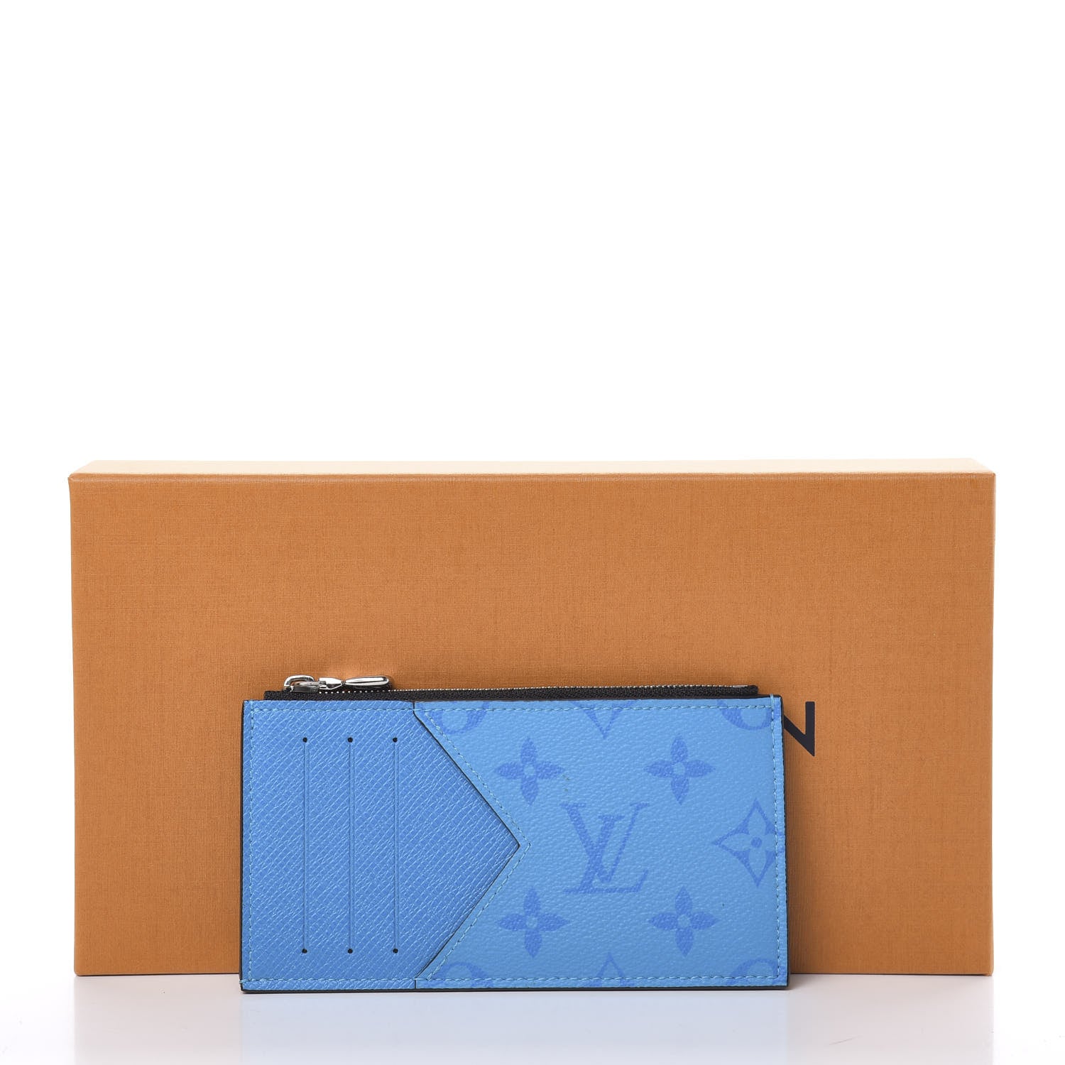 Louis Vuitton Taigarama Coin Card Holder Blue Lagoon 8 of 8