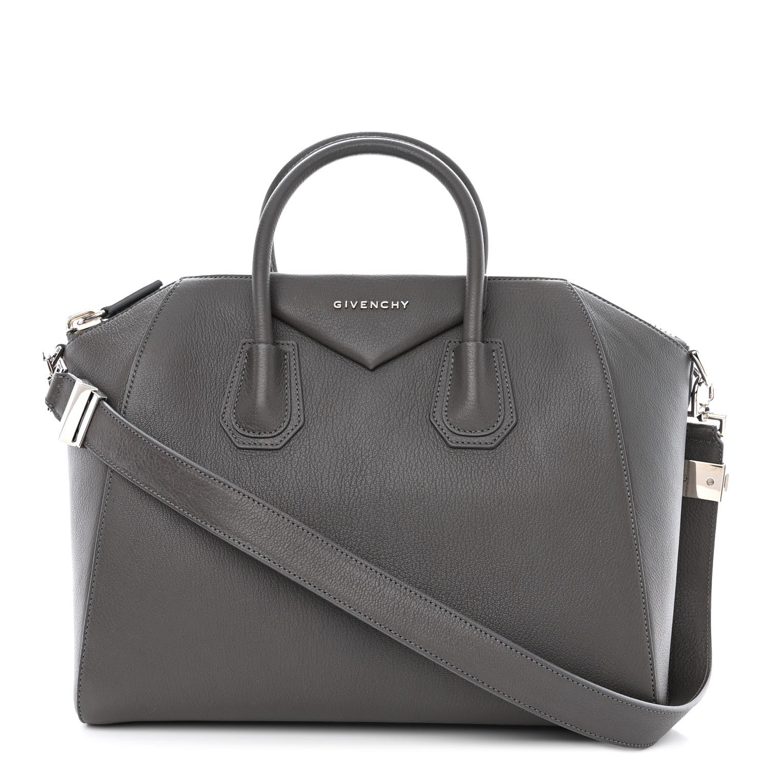 Givenchy Sugar Goatskin Medium Antigona Dark Grey 1 of 10