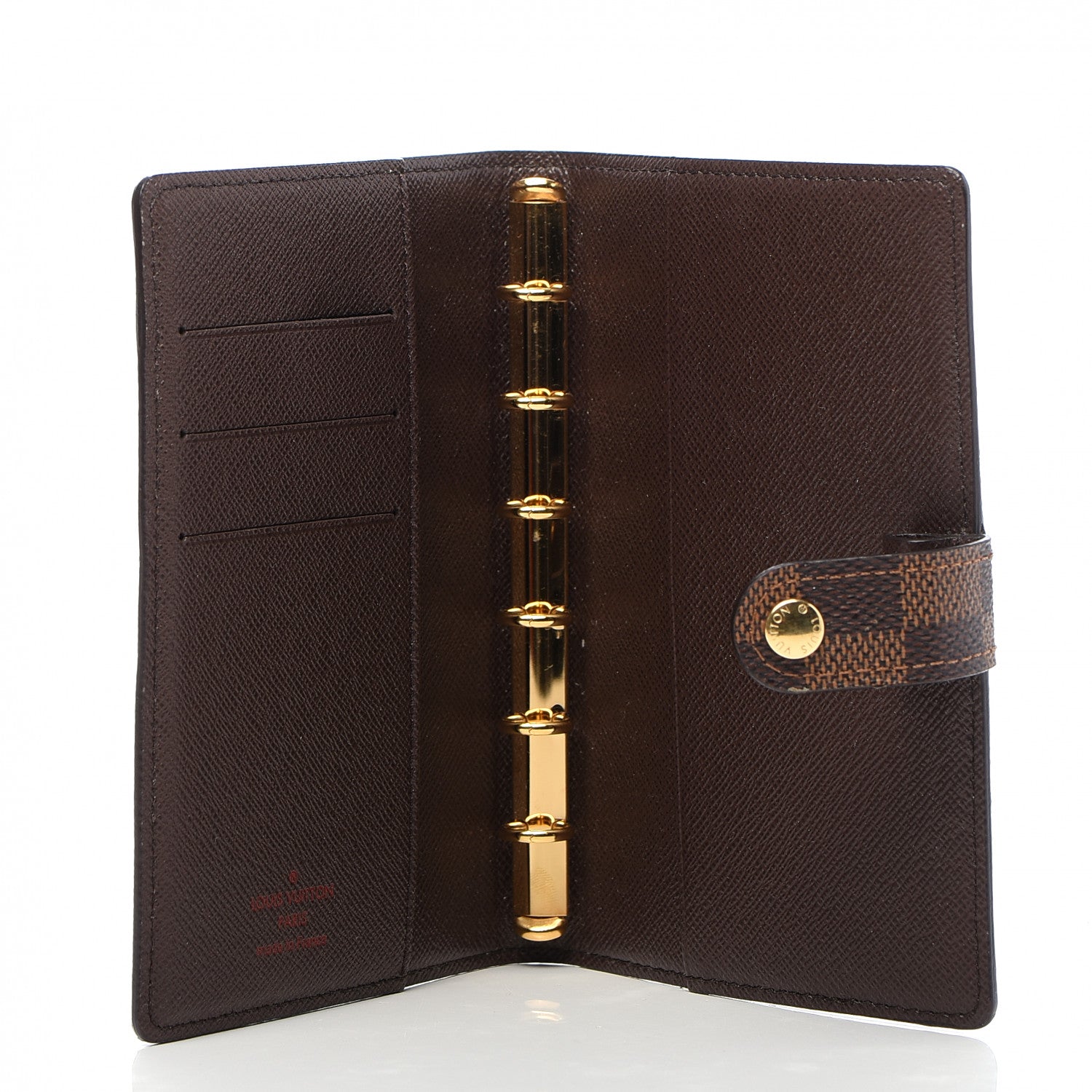 Louis Vuitton Damier Ebene Small Ring Agenda Cover 5 of 8