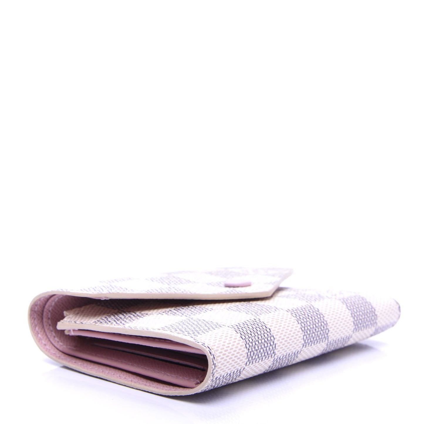 Damier Azur Victorine Wallet Rose Ballerine