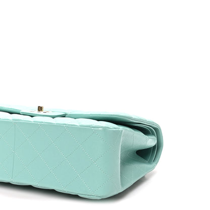 Chanel Caviar Quilted Jumbo Double Flap Light Green 10 of 10
