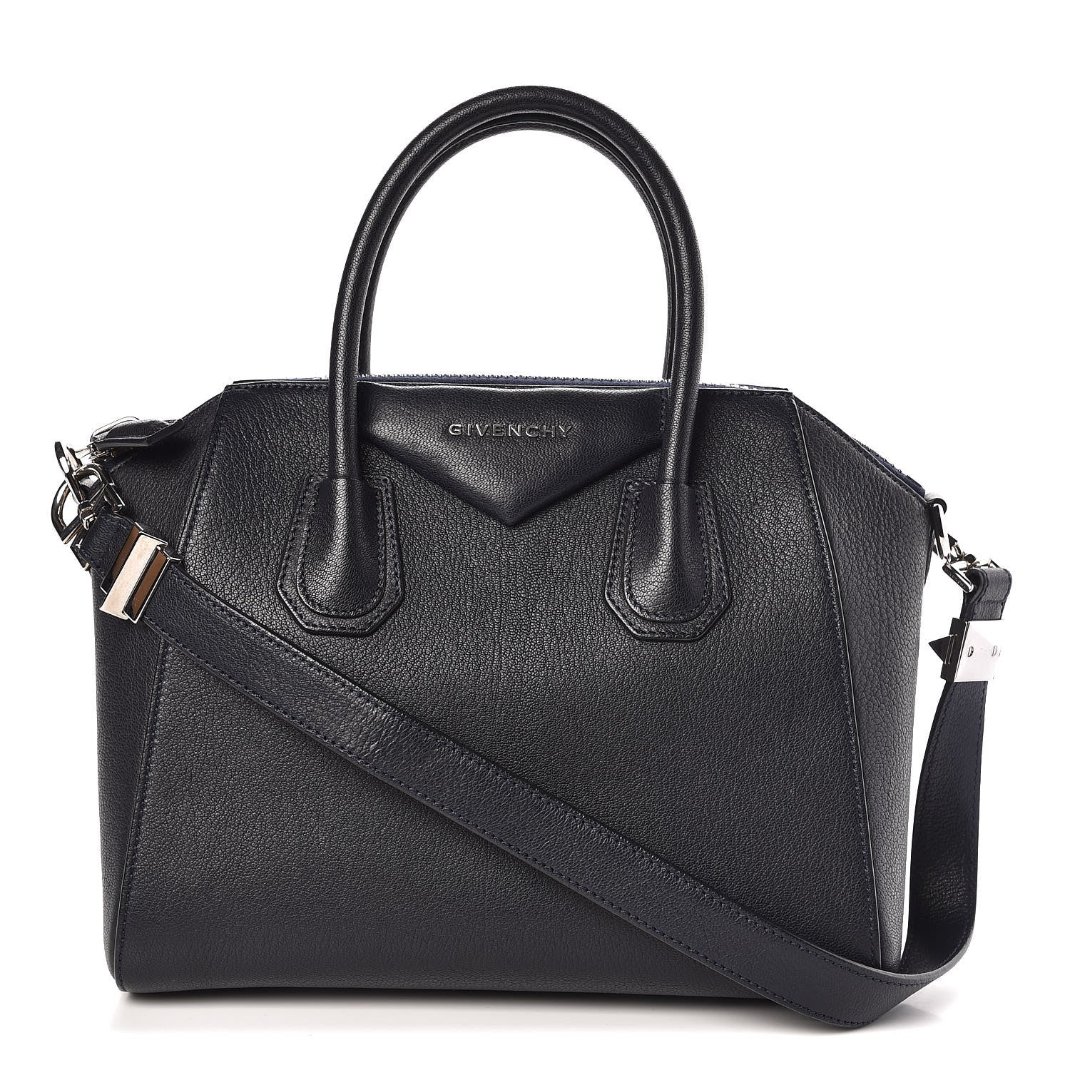 Givenchy Sugar Goatskin Small Antigona Night Blue 1 of 6