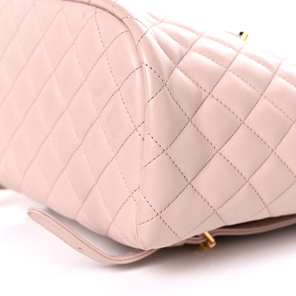 Chanel Calfskin Quilted Small Urban Spirit Backpack Light Pink 10 of 12