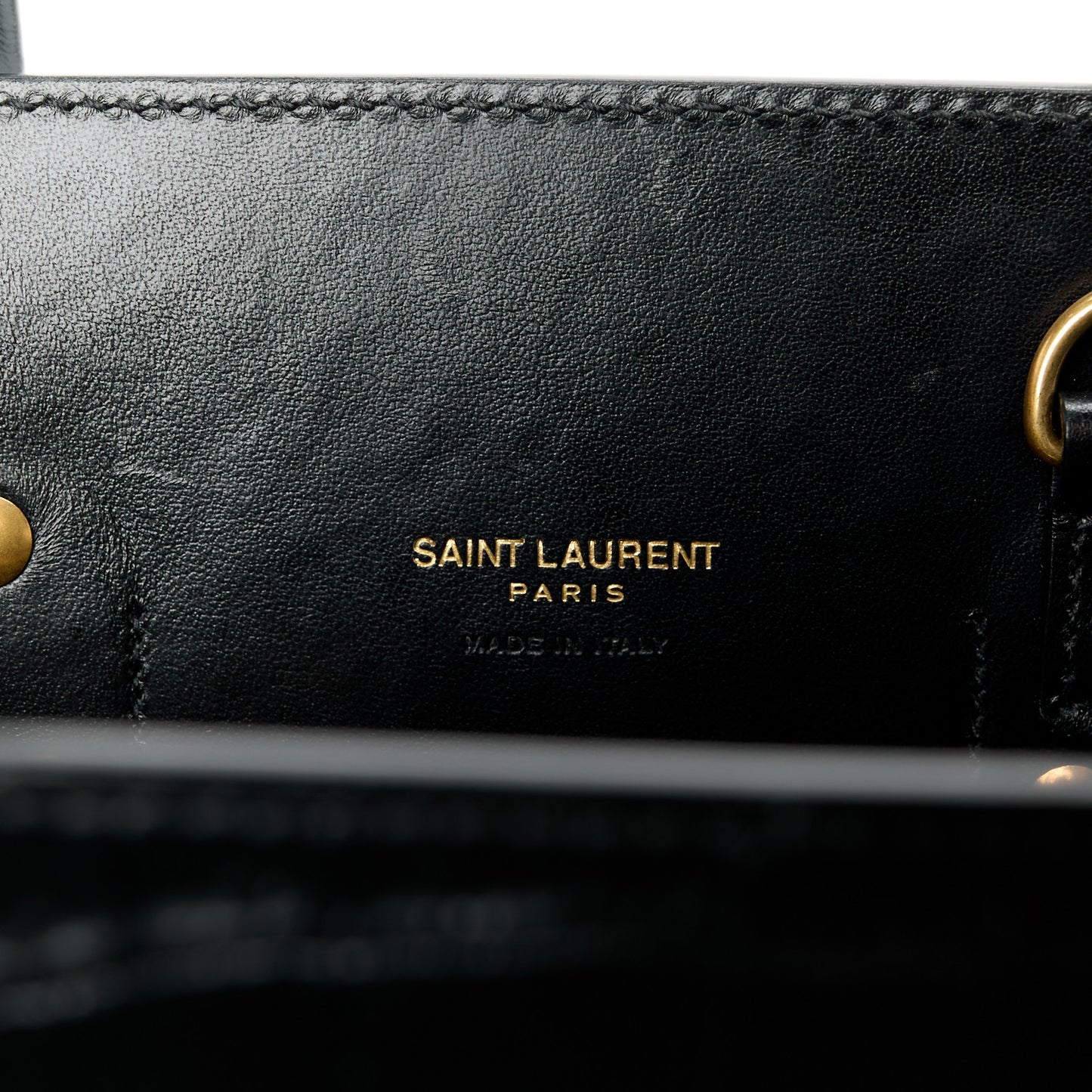 Calfskin Crocodile Embossed Baby Sac De Jour Black