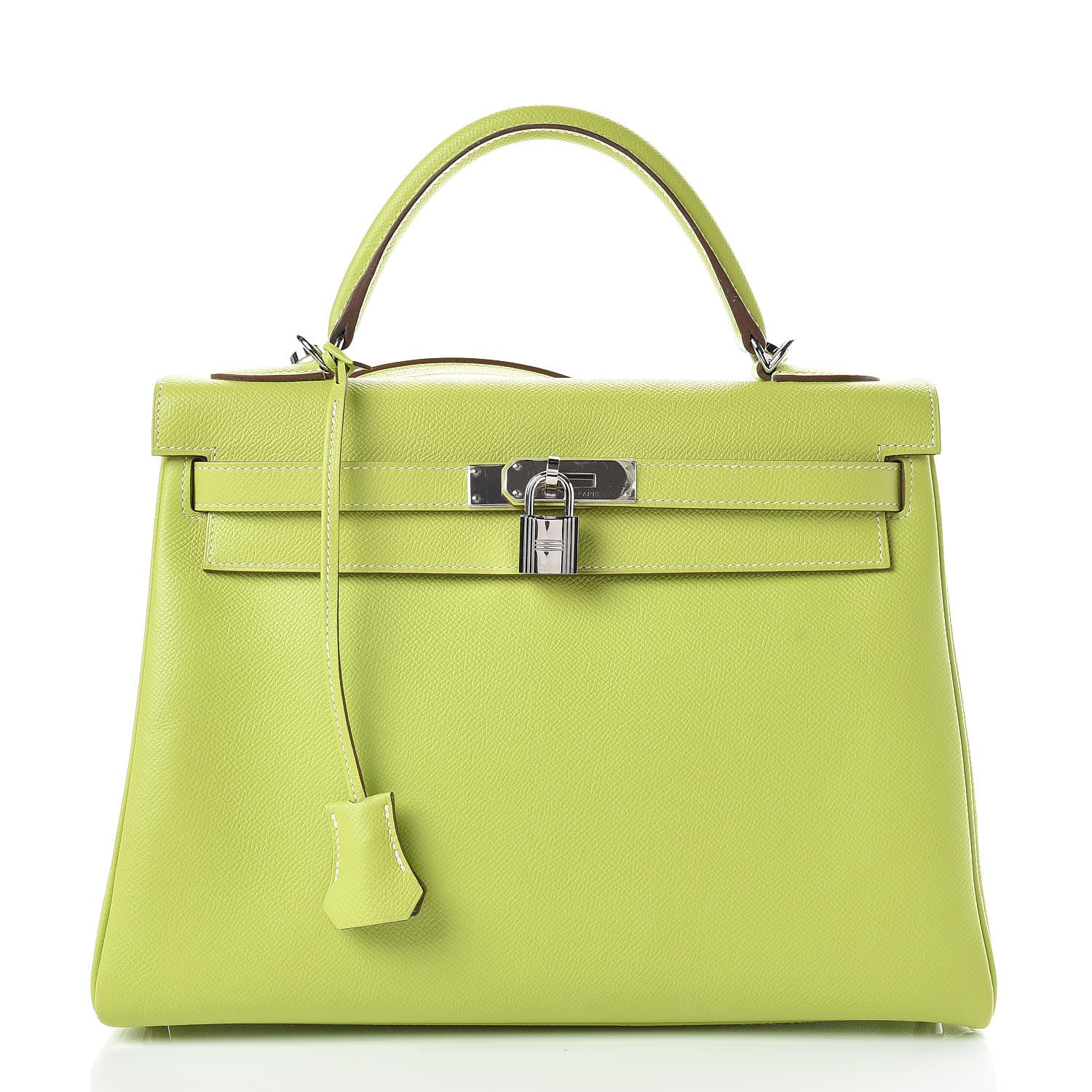 Hermes Epsom Candy Kelly Retourne 32 Kiwi Lichen 1 of 39