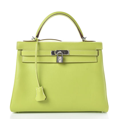 Hermes Epsom Candy Kelly Retourne 32 Kiwi Lichen 1 of 39