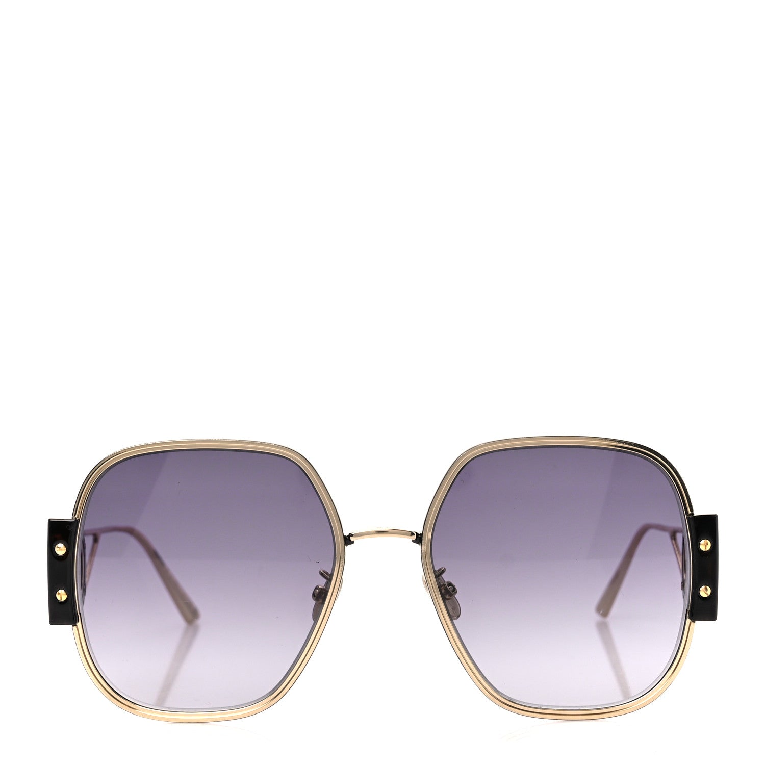 Christian Dior Butterfly 30 Montaigne S5U Sunglasses Gold Black 2 of 8