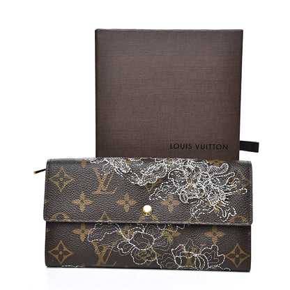 Louis Vuitton Monogram Dentelle Sarah Wallet Silver 10 of 10