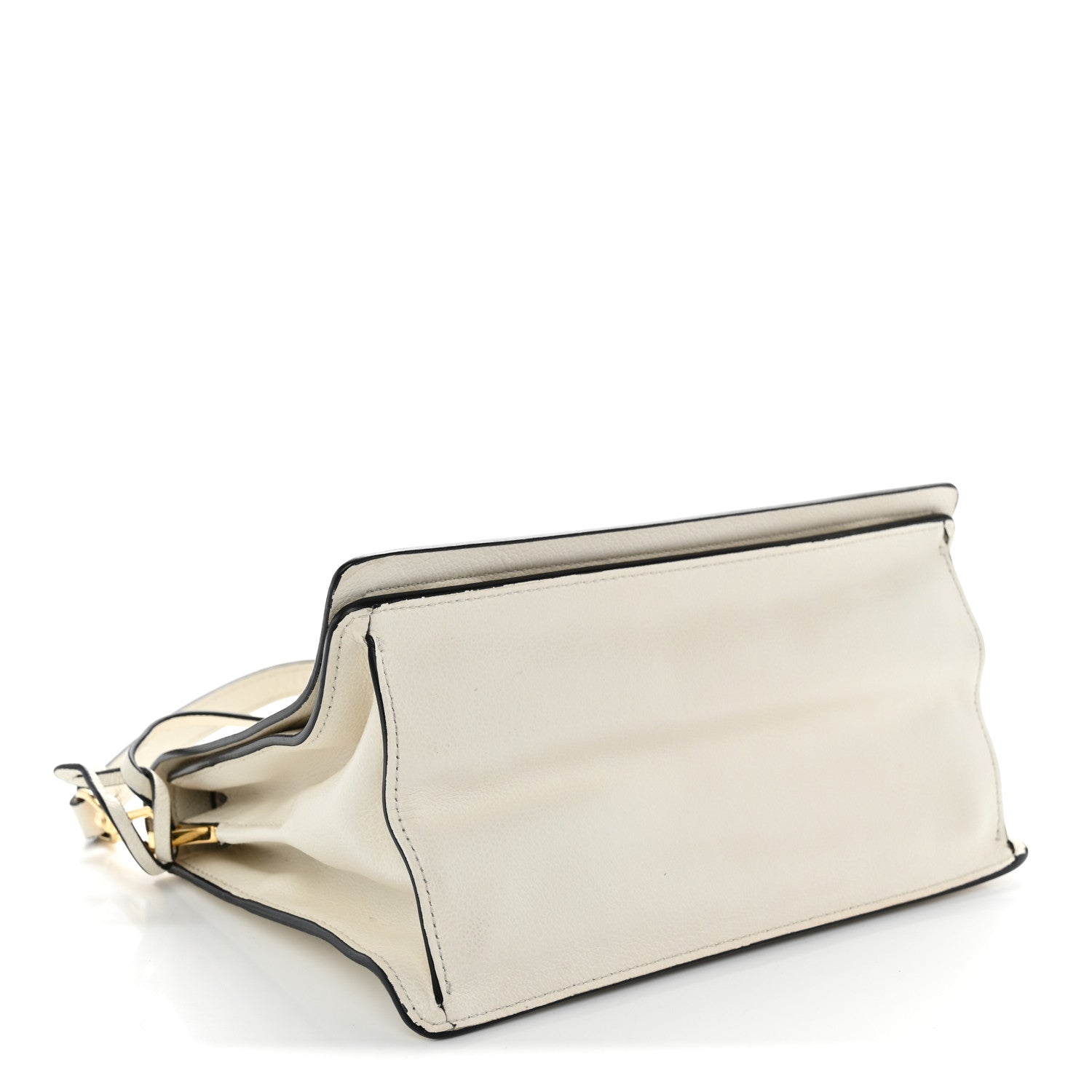 Prada Glace Calf Shoulder Bag White 4 of 11