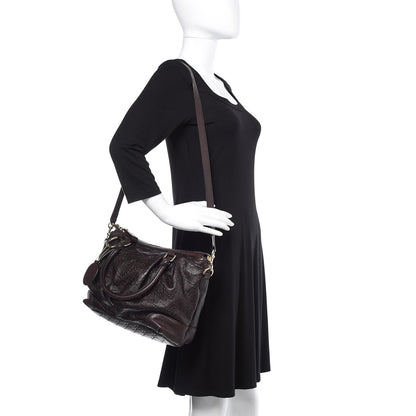 Gucci Guccissima Medium Sukey Top Handle Bag Dark Brown 2 of 12
