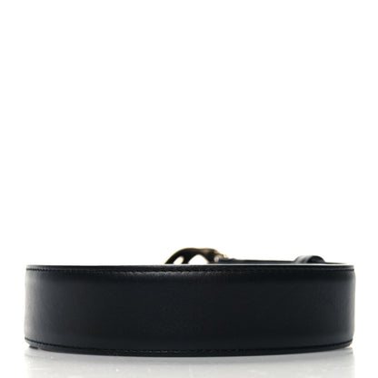 Gucci Calfskin Interlocking G 37mm Belt 75 30 Black 2 of 5