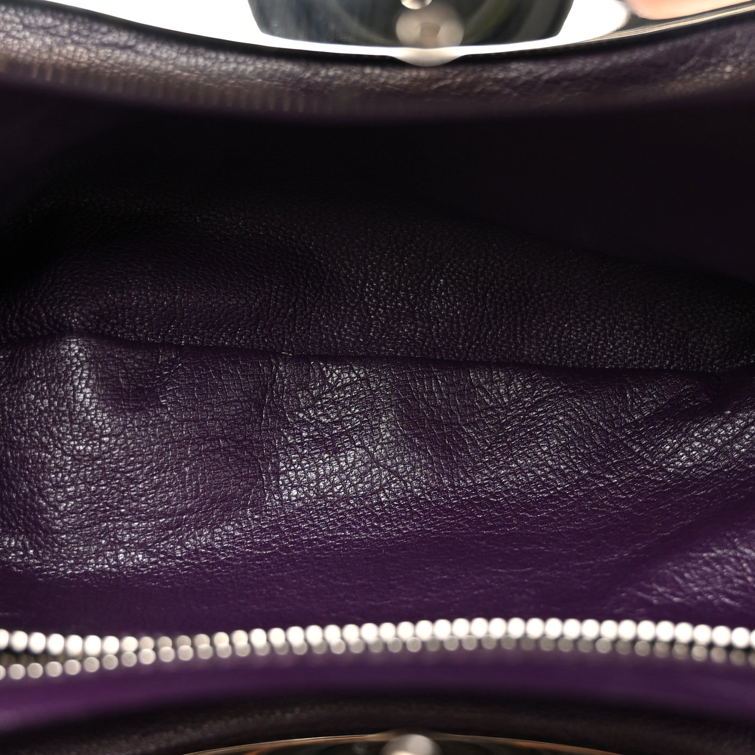Prada Nylon Lizard Frame Clutch Bag Ombre Purple 5 of 10