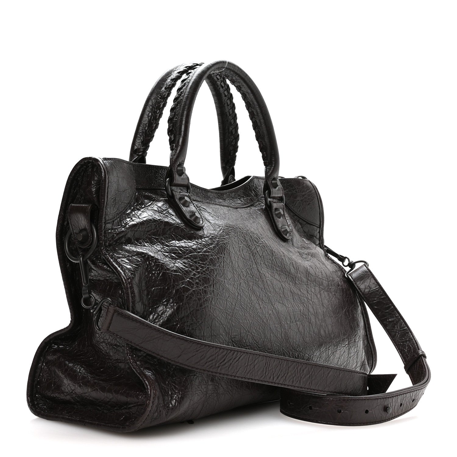 Balenciaga Agneau Arena Classic Hardware Medium Le City Espresso 3 of 10