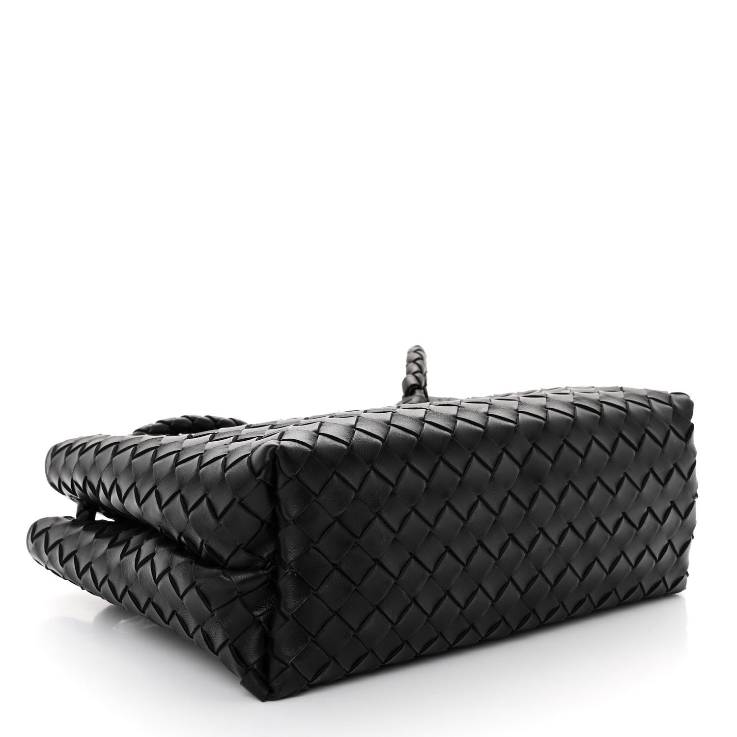 Bottega Veneta Nappa Intrecciato Medium Andiamo Shoulder Bag Black 4 of 9