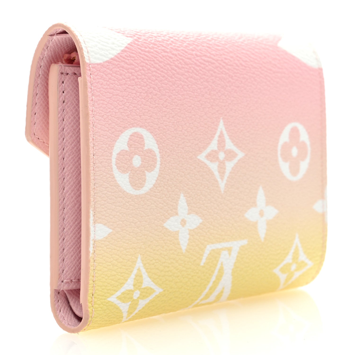 Louis Vuitton LOUIS VUITTON Monogram Giant By The Pool Victorine Wallet Light Pink 3 of 7