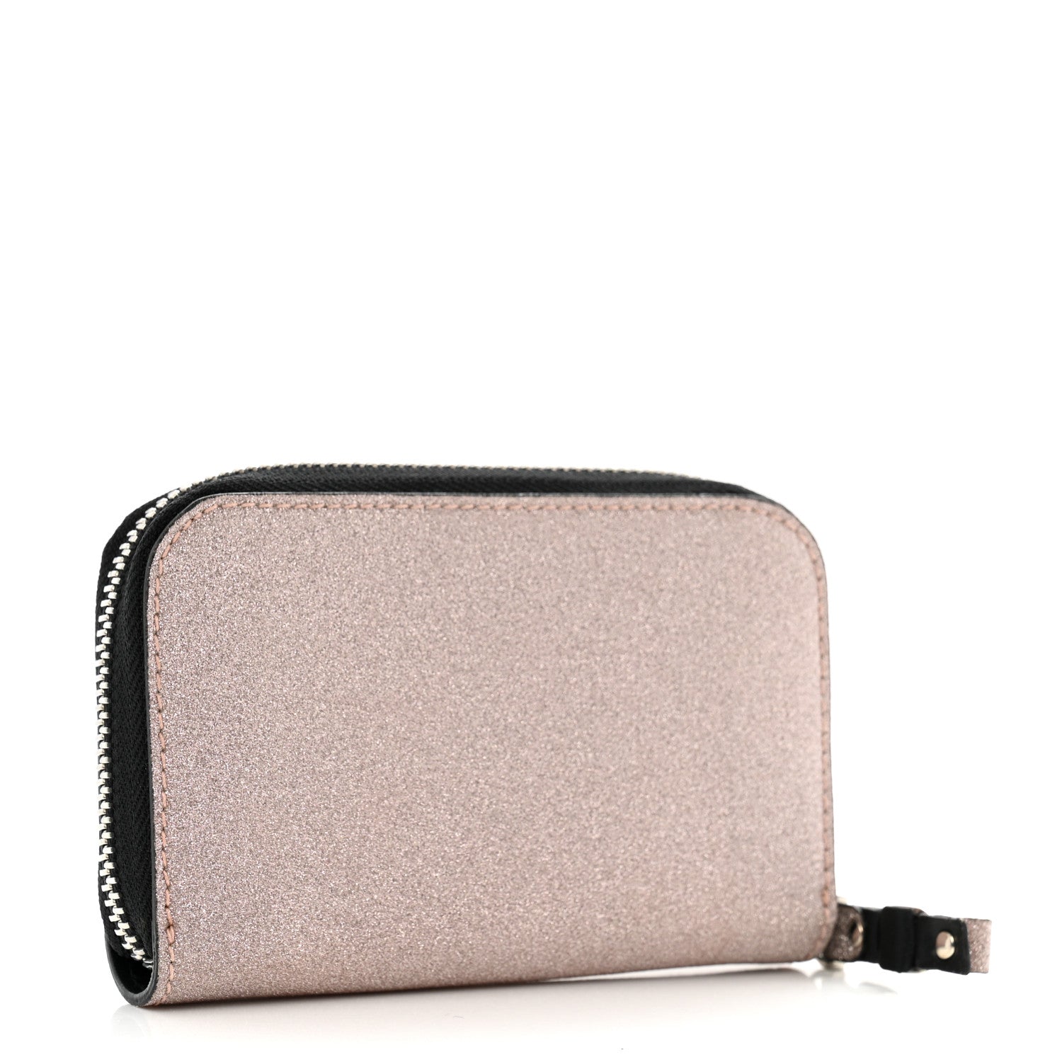 Salvatore Ferragamo Rainbow Glitter Mini Vara Bow Zip Wallet Light Pink 3 of 8