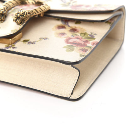 Gucci Calfskin Floral Mini Dionysus Shoulder Bag Beige 10 of 11