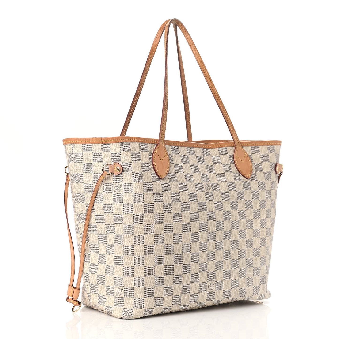 Damier Azur Neo Neverfull MM Rose Ballerine