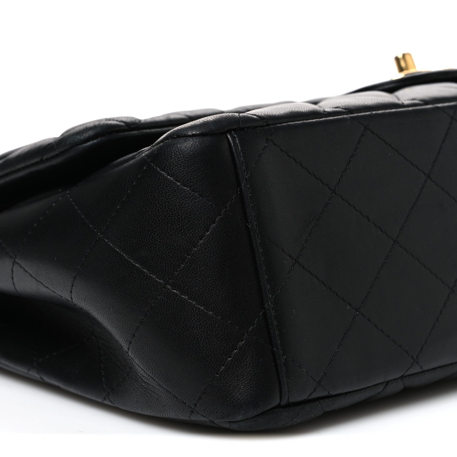 Chanel Lambskin Quilted Maxi Double Flap Black 8 of 9