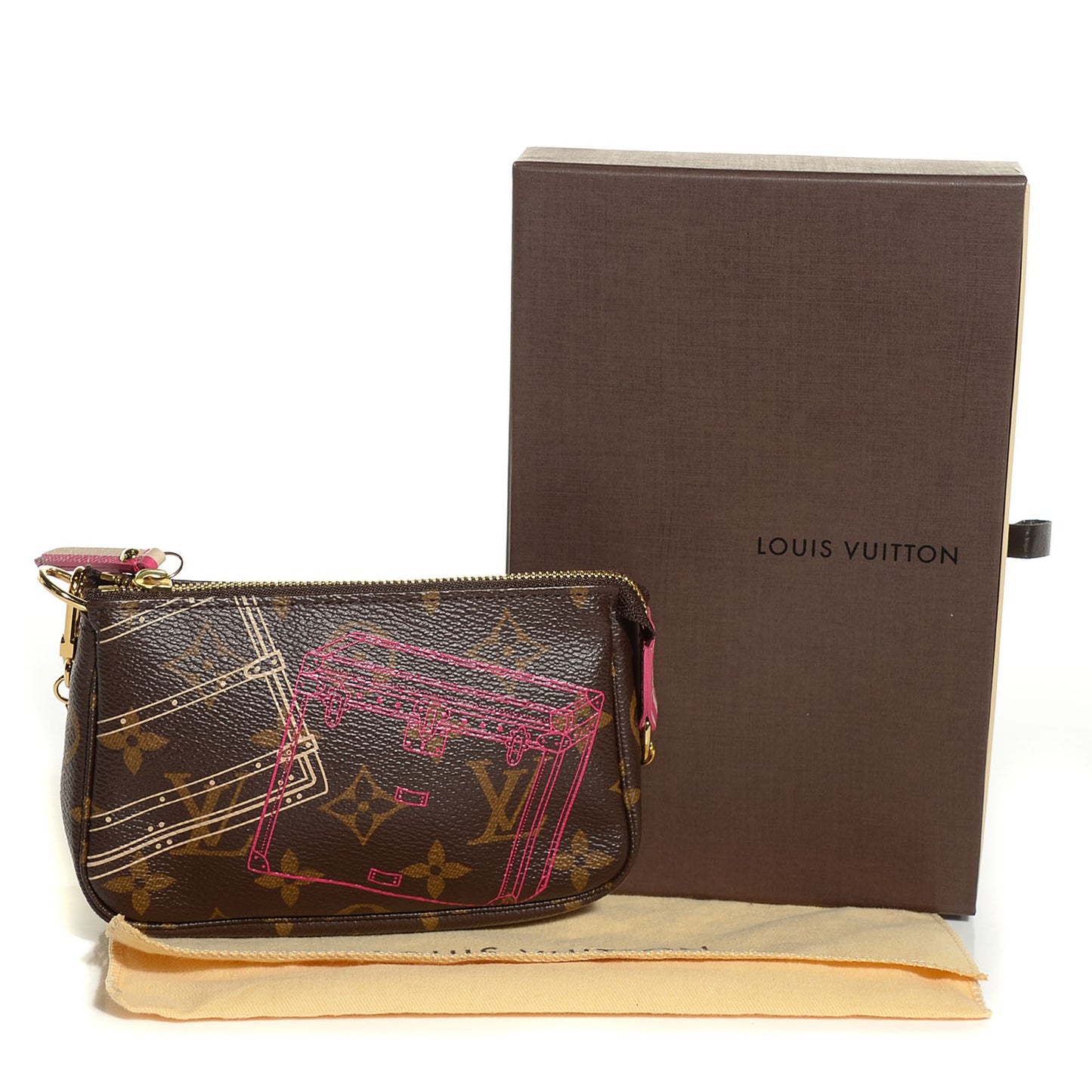 Monogram 2014 Christmas Animation Mini Pochette Accessories