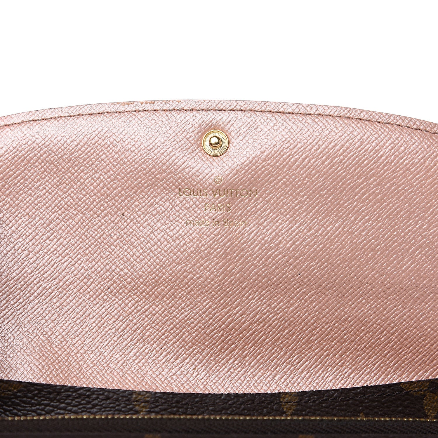 Louis Vuitton Monogram Emilie Wallet Rose Ballerine 5 of 12
