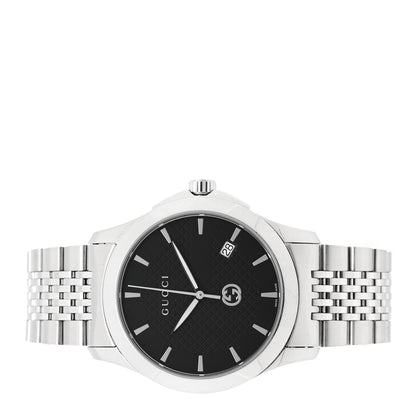 Gucci Stainless Steel 38mm G-Timeless Quartz Watch Black 2 of 4
