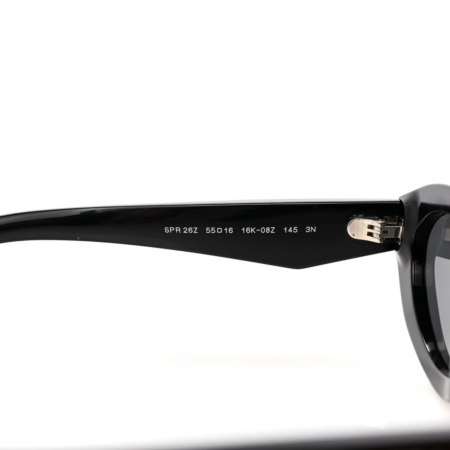 Acetate Oval Sunglasses SPR 26Z Black