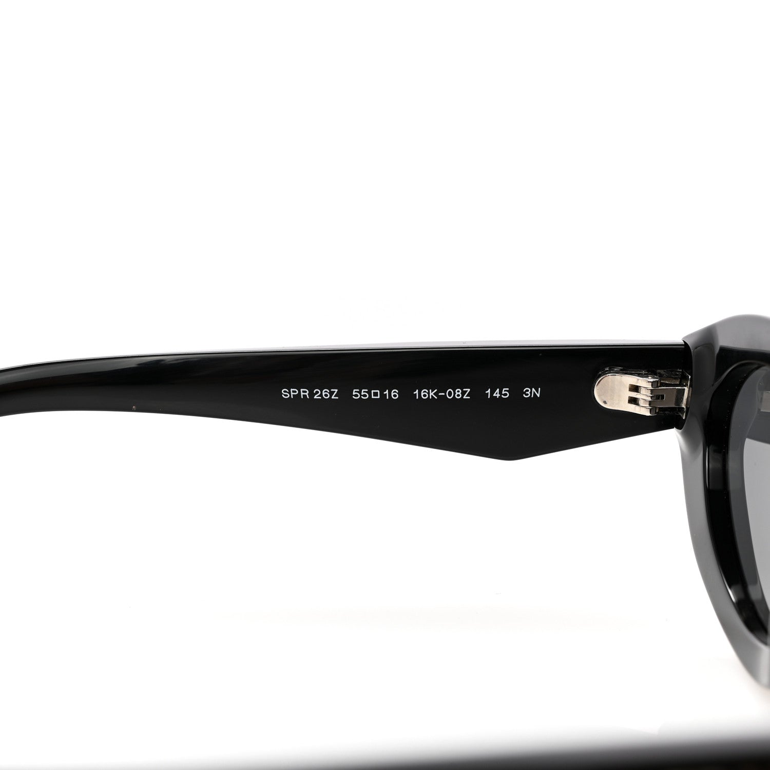 Prada Acetate Oval Sunglasses SPR 26Z Black 4 of 7
