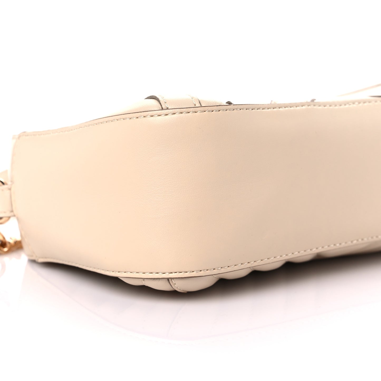 Eco Alter Nappa Star Patch Shoulder Bag Cream