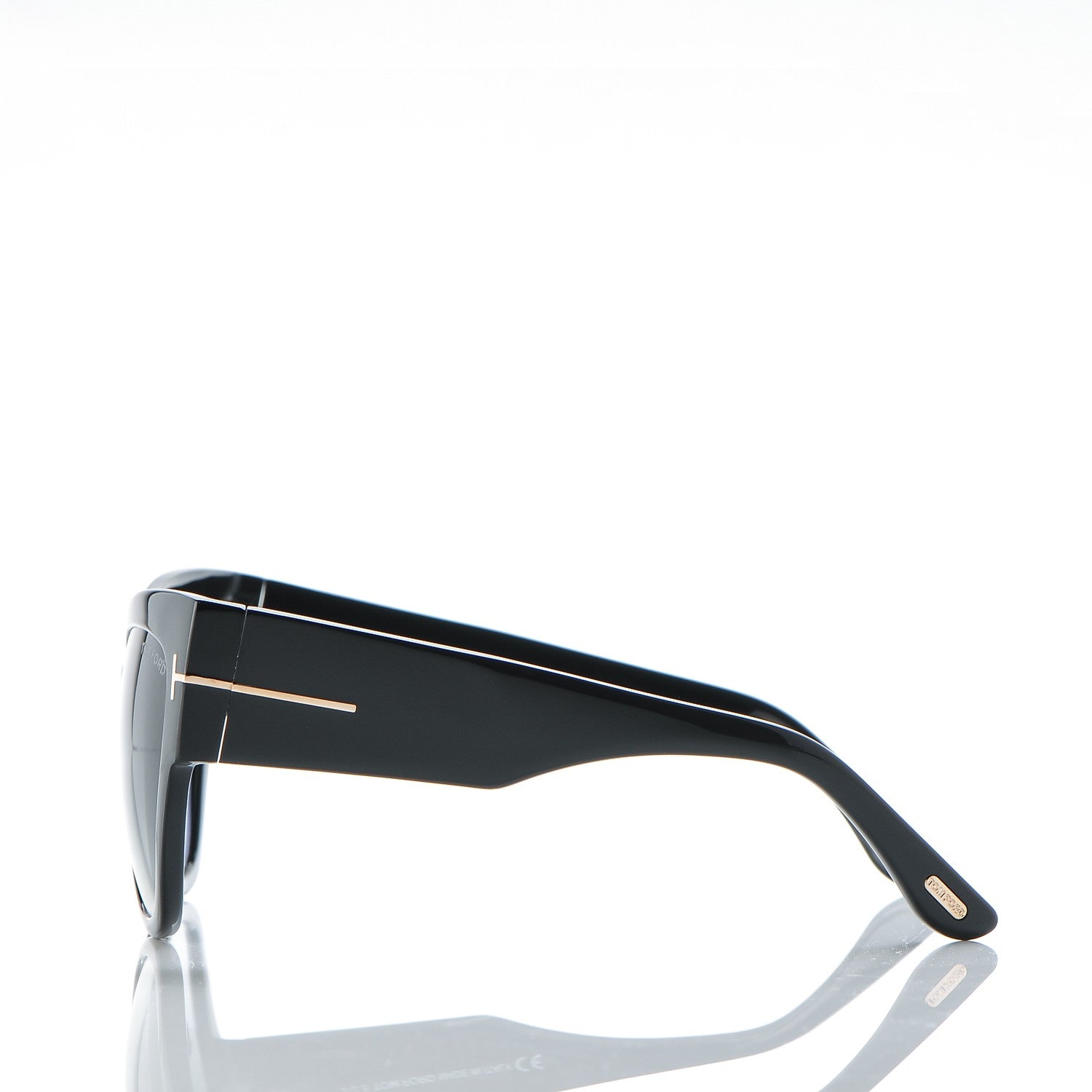 Tom Ford Acetate Anoushka Cat Eye Sunglasses TF371 Black 3 of 8