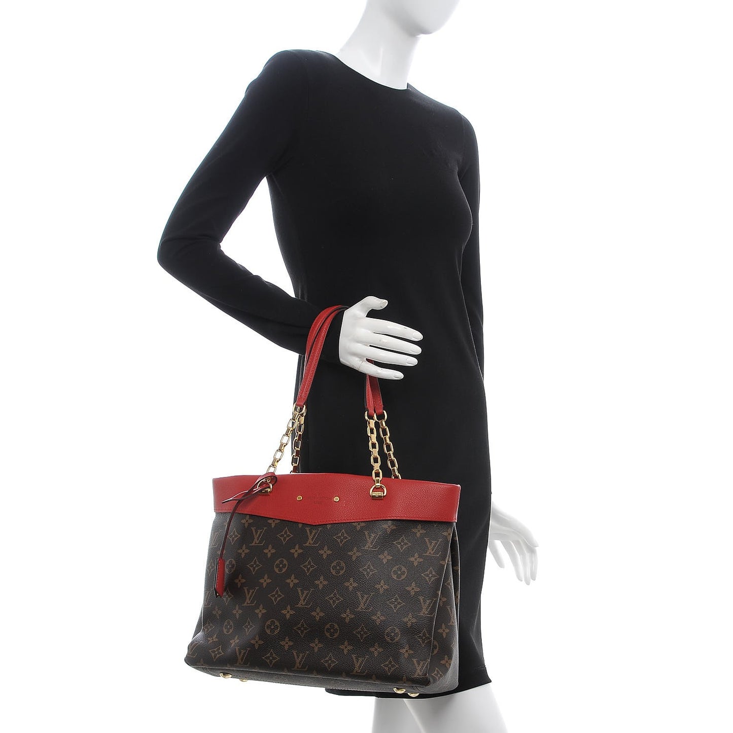 Monogram Pallas Shopper Cherry