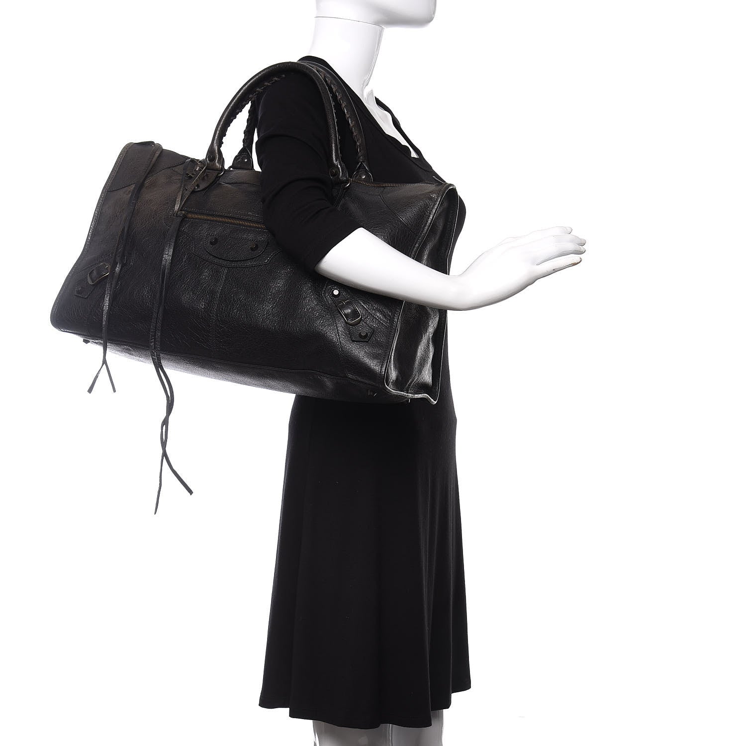 Balenciaga Agneau Classic Hardware Work Black 2 of 13