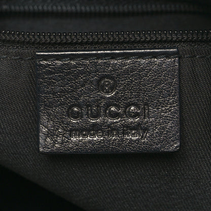 Gucci Monogram Large D Gold Ring Hobo Black 6 of 14