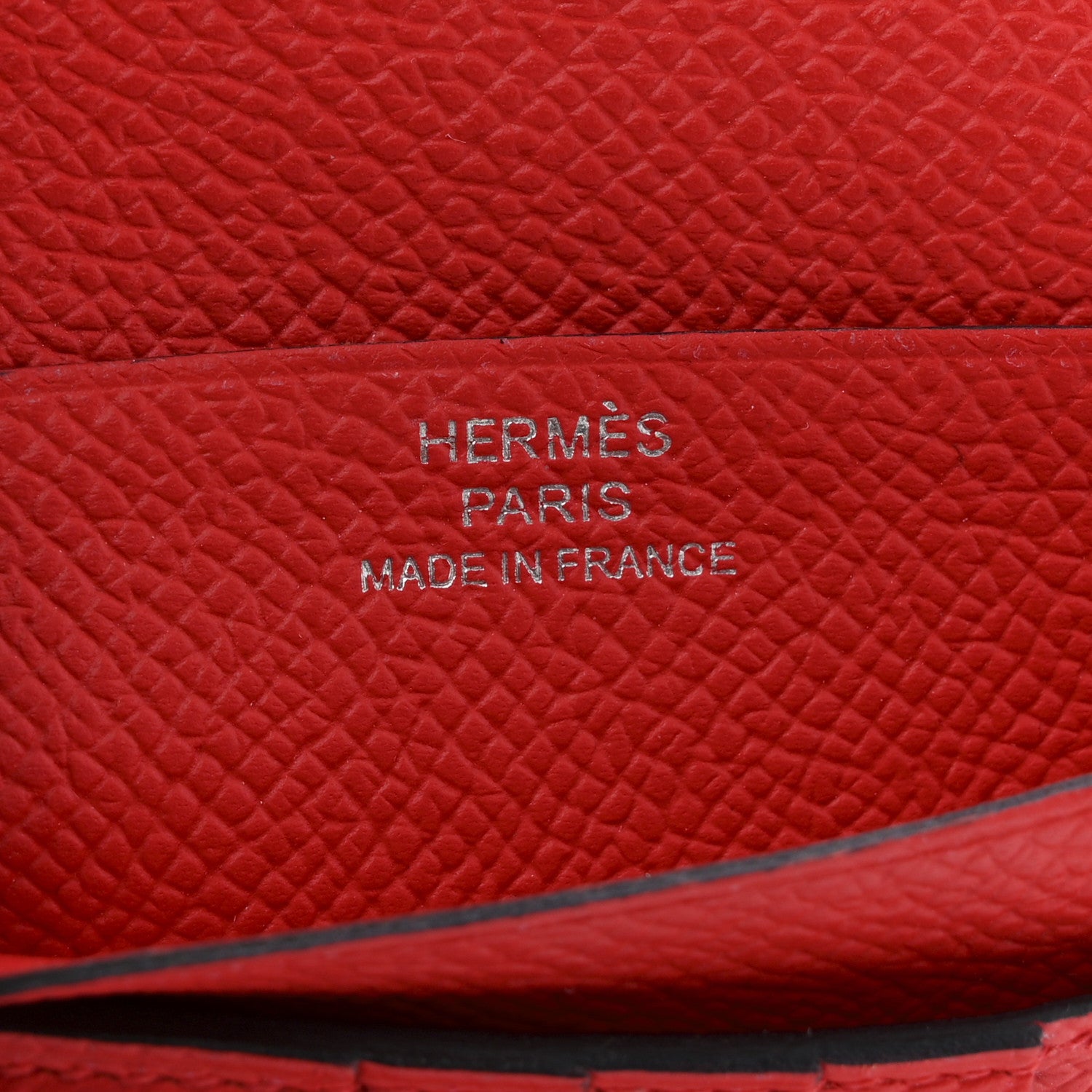 Hermes Epsom Verso Bearn Compact Wallet Bleu Du Nord Rouge De Coeur 6 of 8