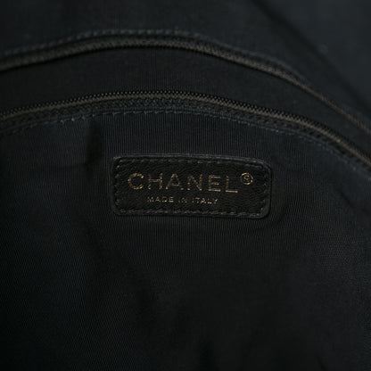 Chanel Calfskin Quilted Large Chain Me Hobo Black 6 of 12