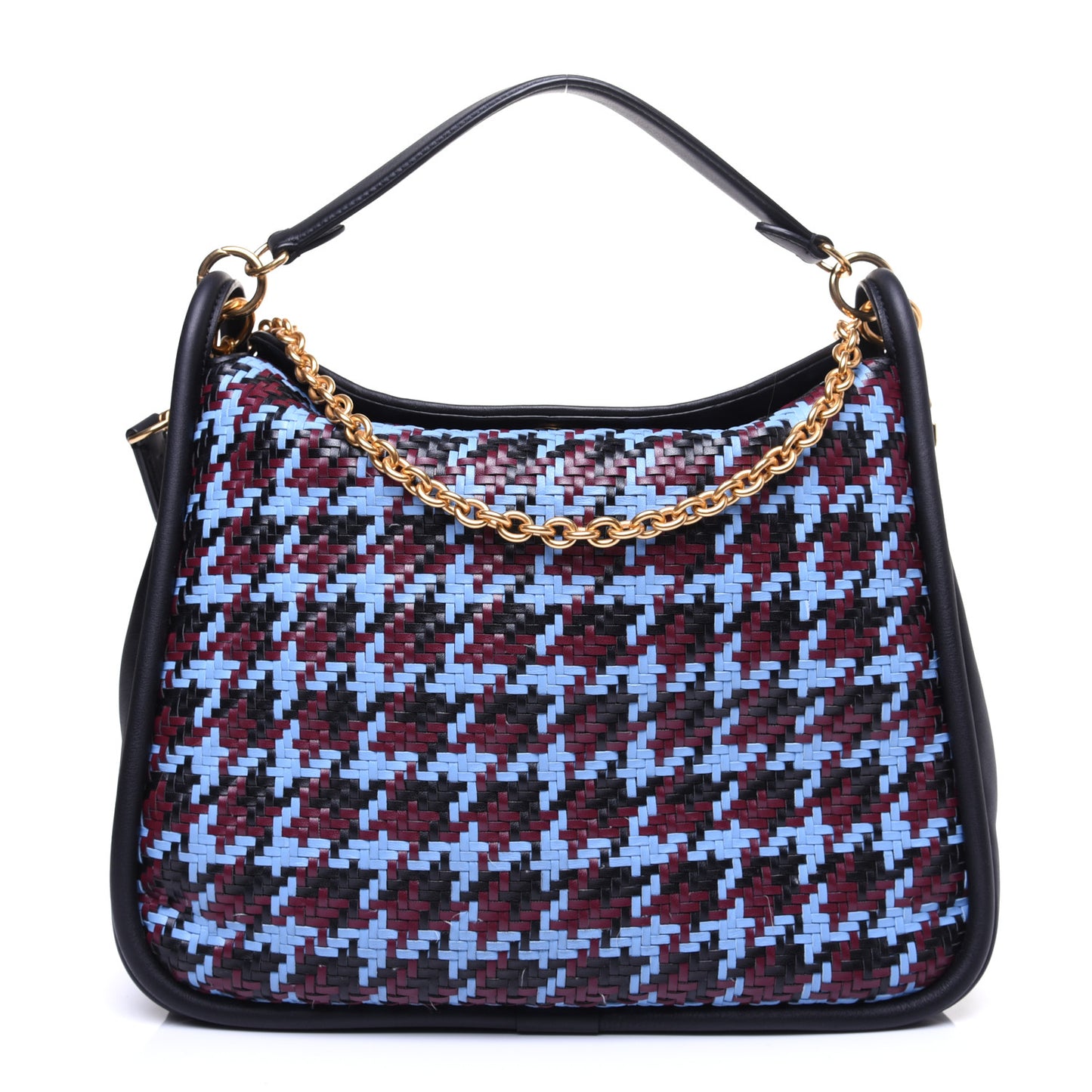Nappa Woven Houndstooth Leighton Pale Slate
