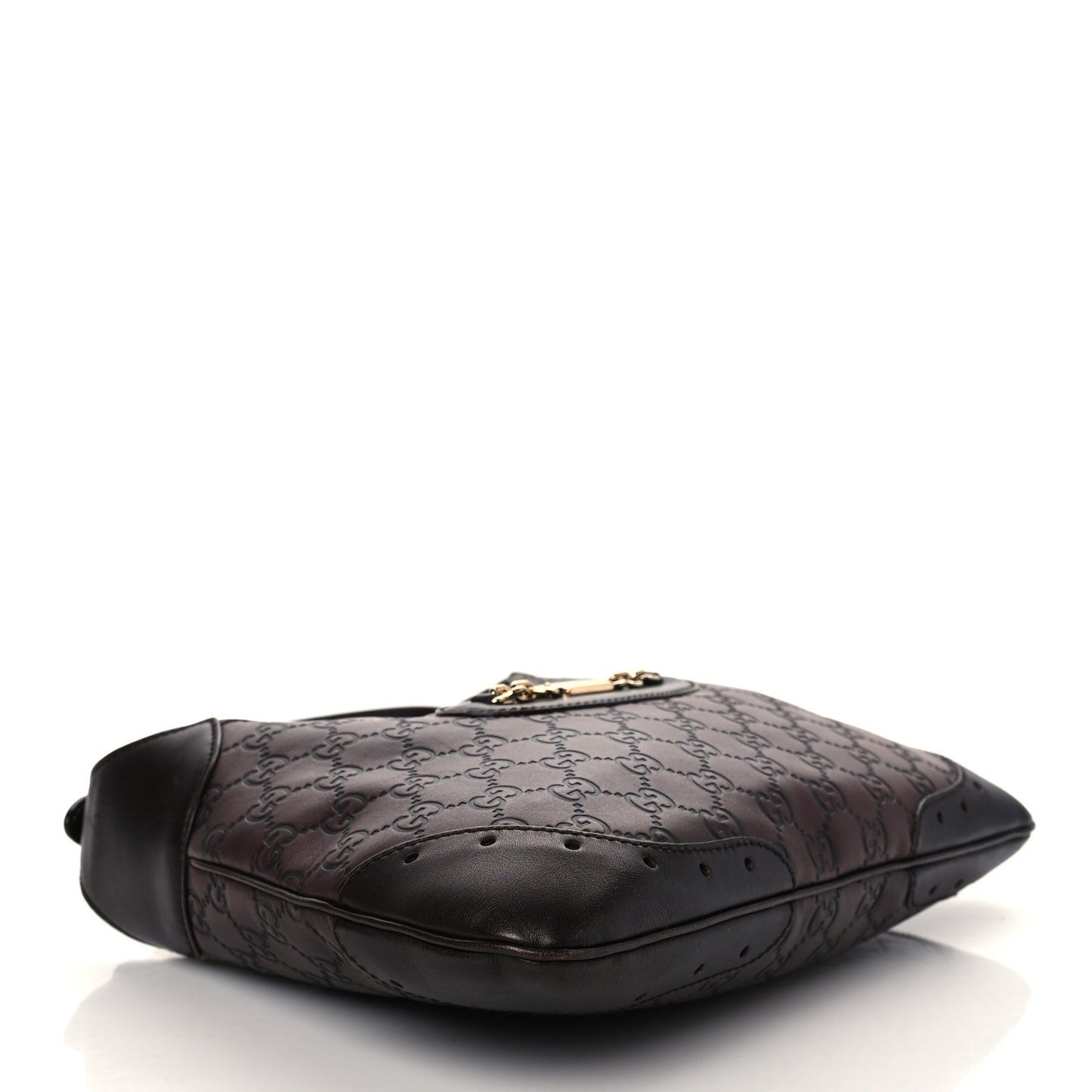 Guccissima Punch Hobo Dark Brown
