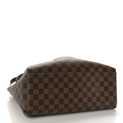 Louis Vuitton Damier Ebene Odeon Tote MM Black 4 of 8