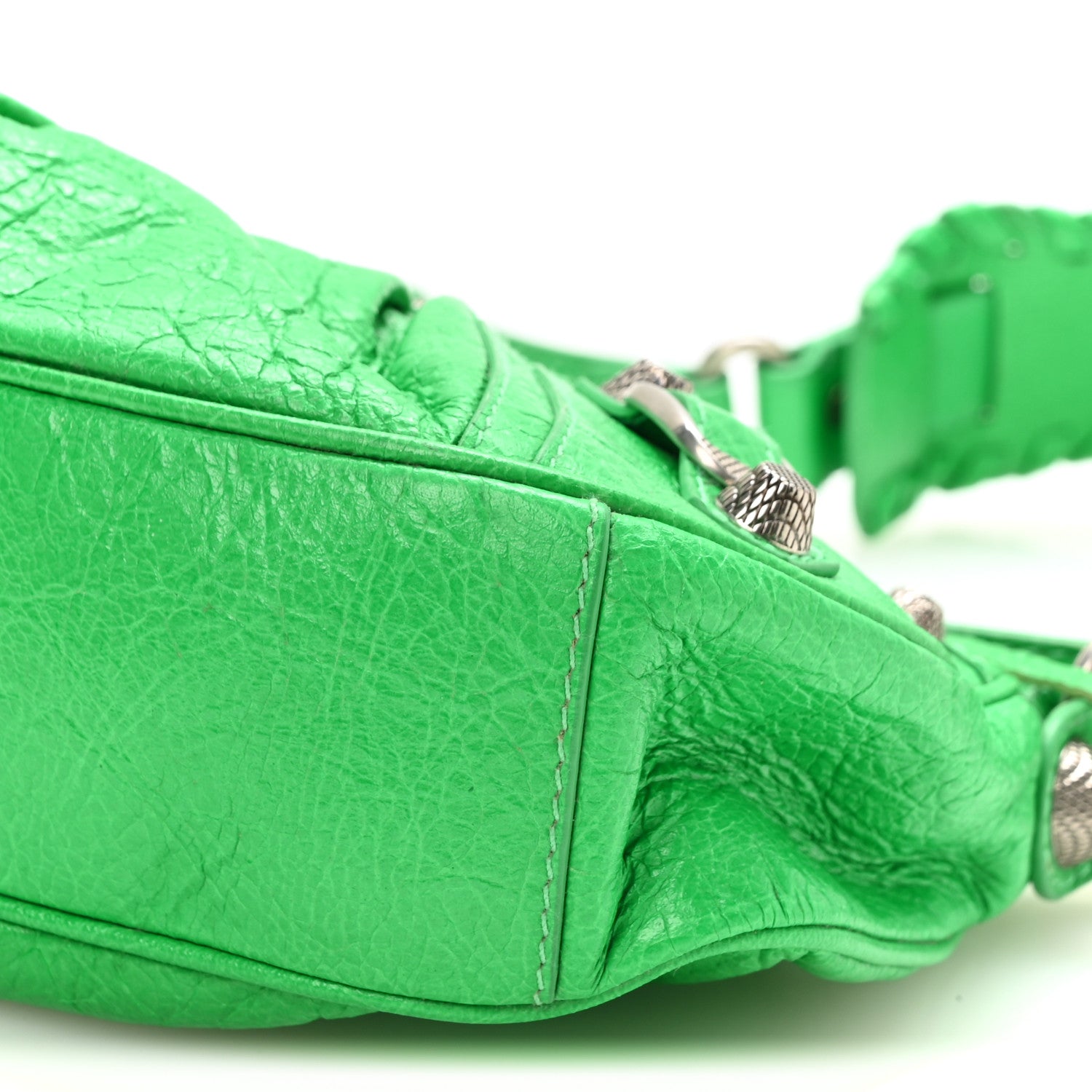 Balenciaga Agneau Arena Le Cagole Shoulder Bag XS Vivid Green 11 of 11