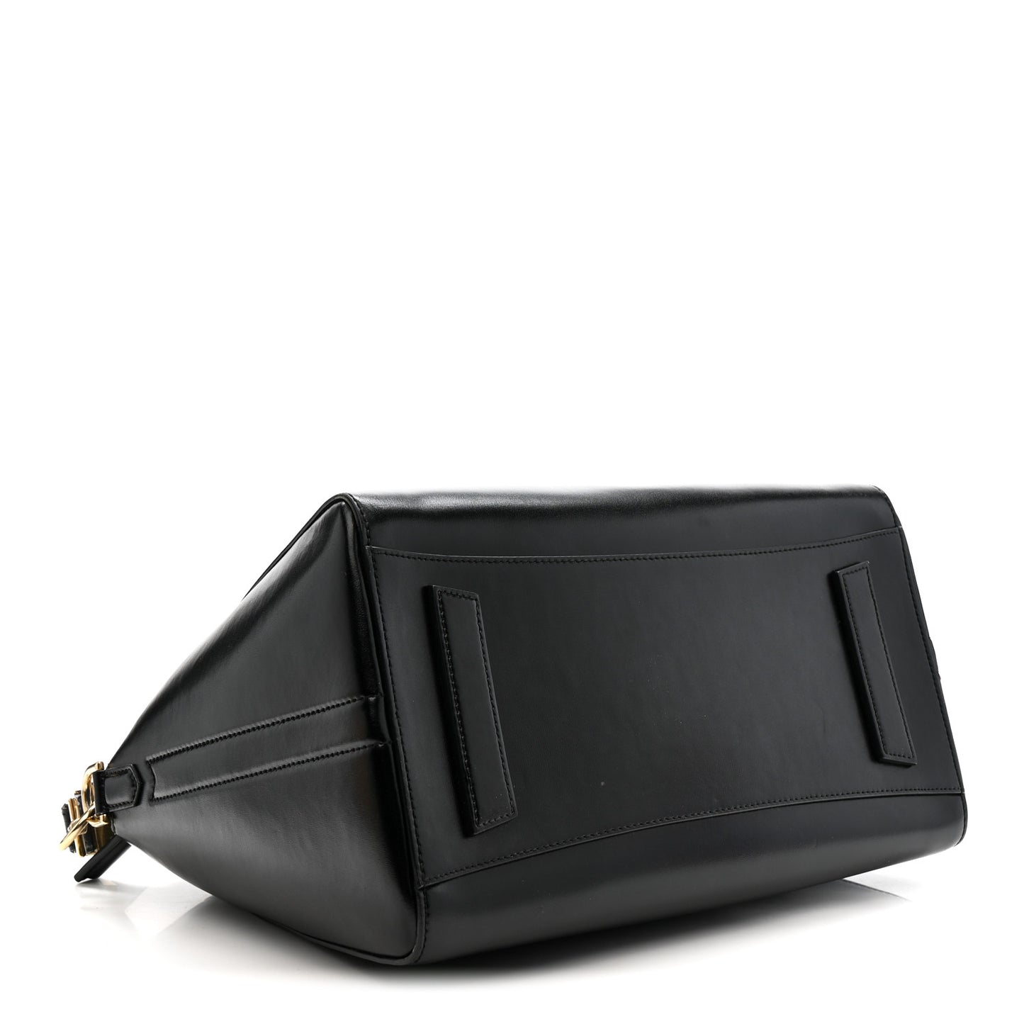 Shiny Lord Calfskin Medium Antigona Black