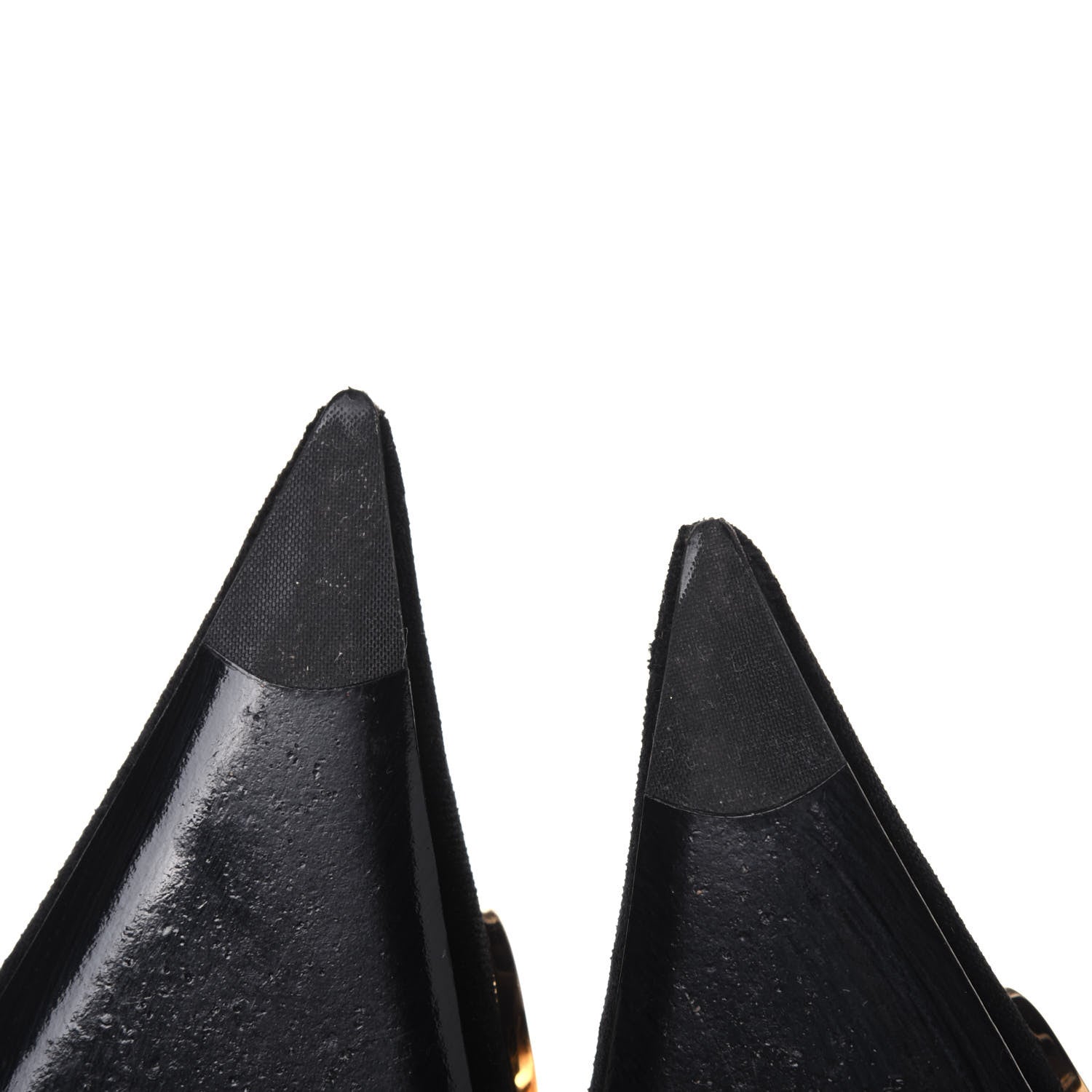 Balenciaga Velvet BB Pointy Toe Ankle Booties 38 Black Vintage 11 of 14