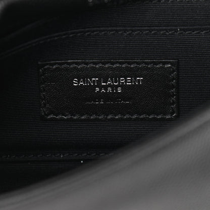 Saint Laurent Grain De Poudre Monogram Toy West Hollywood Fold-Over Bag Black 6 of 10