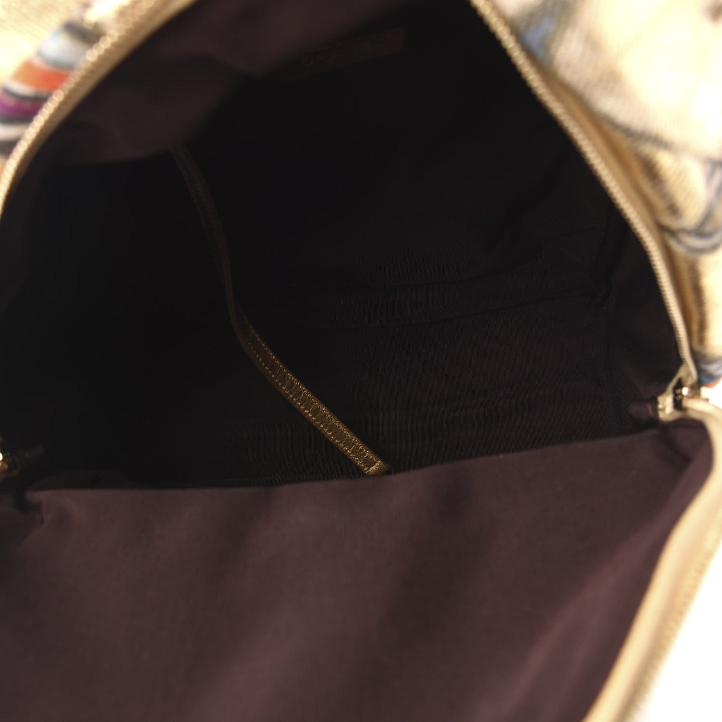 Graffiti Printed Canvas Street Spirit Backpack Multicolor