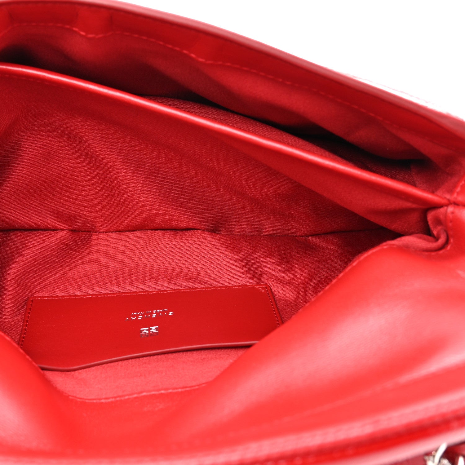 Givenchy Patent Calfskin Small P'tit Voyou Shoulder Bag Vermillon 6 of 10