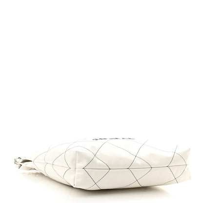 Chanel Shiny Calfskin Quilted Small Chanel 22 White 5 of 12