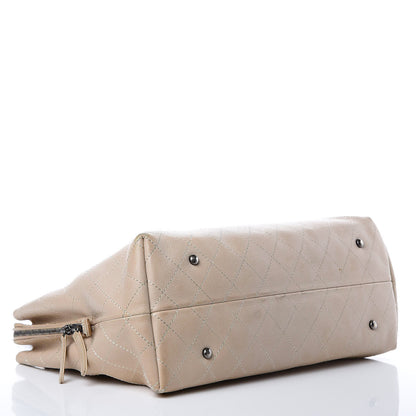 Chanel Grained Vegetal Calfskin Urban Shopping Tote Beige 5 of 24