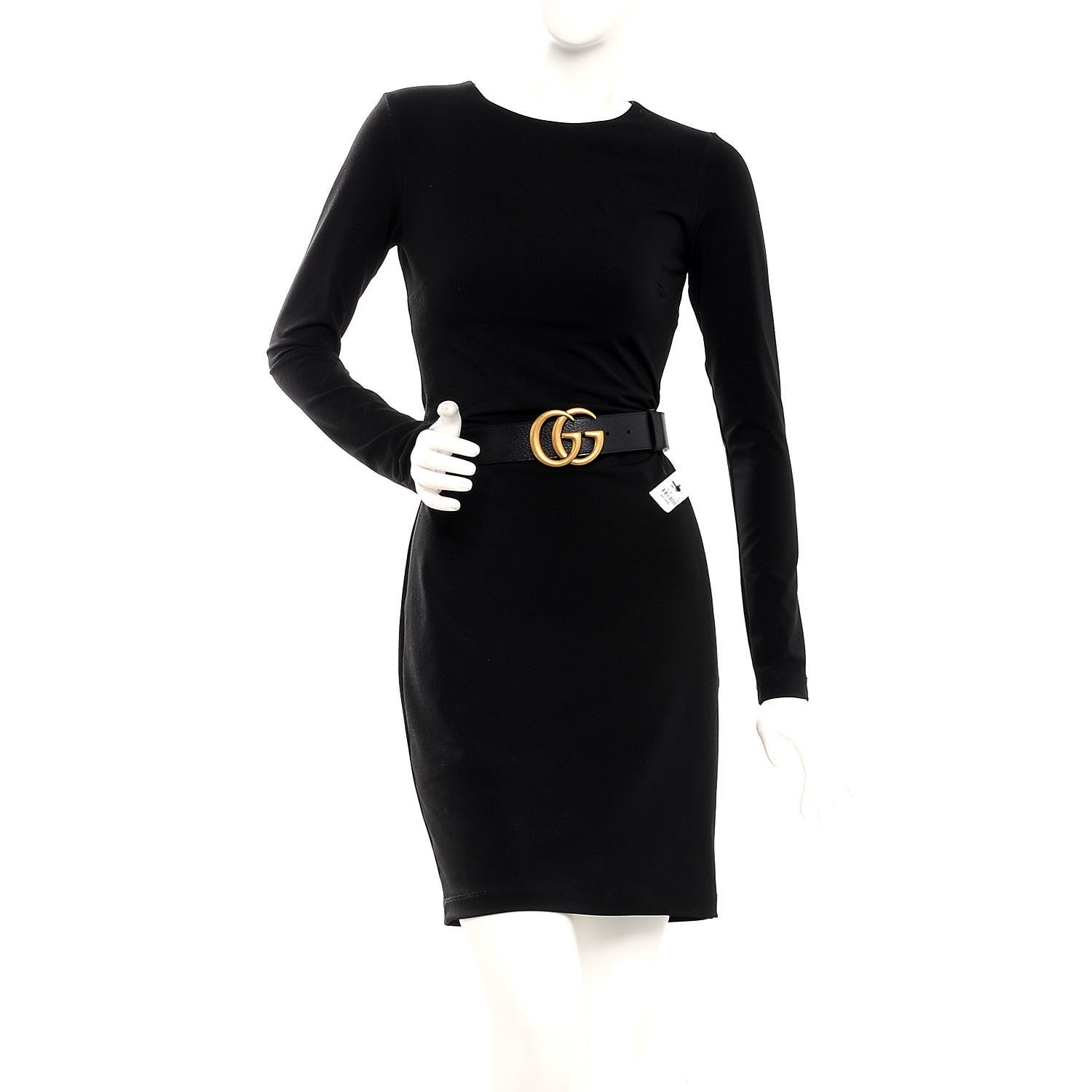 Gucci Textured Calfskin Double G 40mm Belt 90 36 Black 2 of 7